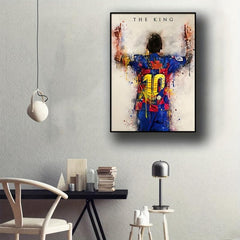 Football Star Canvas Poster Modern Art Home Decoration Gift