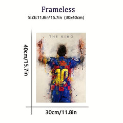 Football Star Canvas Poster Modern Art Home Decoration Gift
