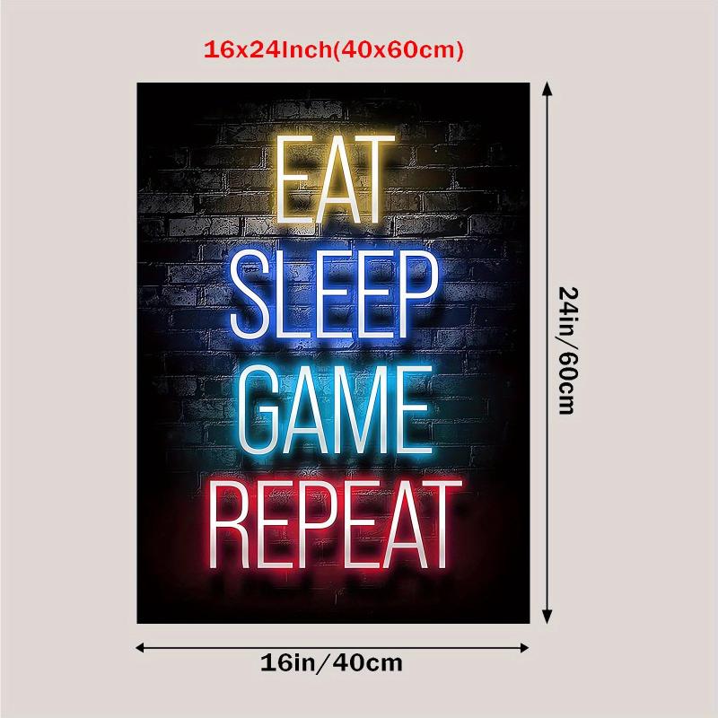 Gaming Posters Canvas Painting Decor Boys Wall Art Gamer Decorations