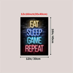 Gaming Posters Canvas Painting Decor Boys Wall Art Gamer Decorations