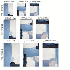3pcs Frameless Block Abstract Wall Poster Nordic Painting