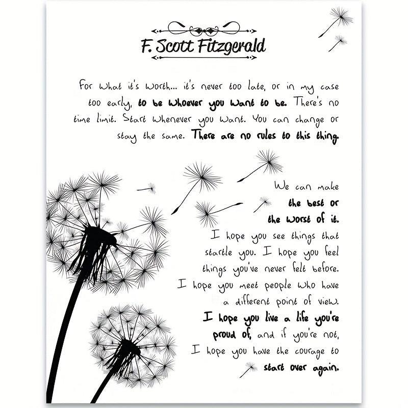 Canvas Poster Modern Art Inspirational Gift Home Office Wall Decor