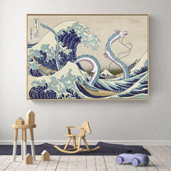 Classic 'The Wave Of Kanagawa' Poster Wall Art, No Frame
