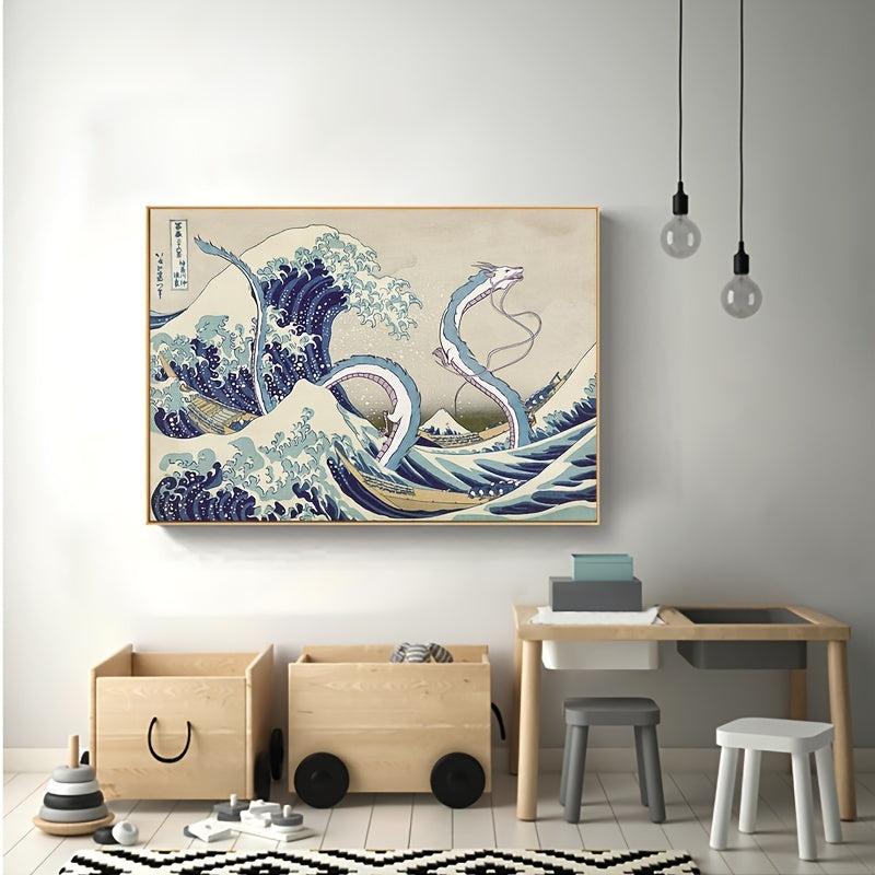 Classic 'The Wave Of Kanagawa' Poster Wall Art, No Frame