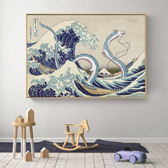 Classic 'The Wave Of Kanagawa' Poster Wall Art, No Frame