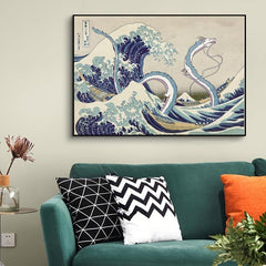 Classic 'The Wave Of Kanagawa' Poster Wall Art, No Frame