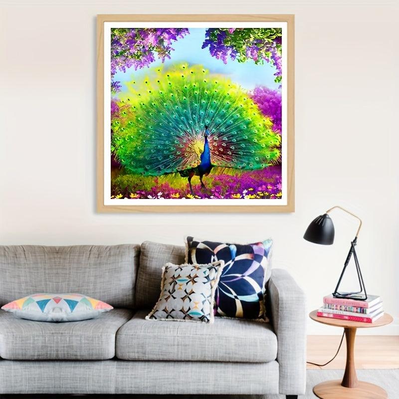 Peacock DIY Diamond Painting Kit - 5D Diamond Art - Beginners DIY Paint
