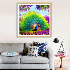 Peacock DIY Diamond Painting Kit - 5D Diamond Art - Beginners DIY Paint