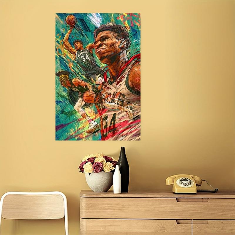 Basketball Poster Boys' Bedroom Decor No Frame