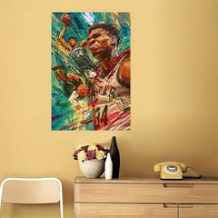 Basketball Poster Boys' Bedroom Decor No Frame