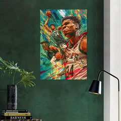 Basketball Poster Boys' Bedroom Decor No Frame