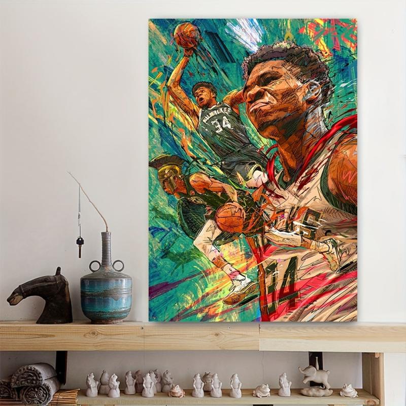 Basketball Poster Boys' Bedroom Decor No Frame