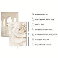Bohemian Islamic Landscape Canvas Print Moroccan Mosque 8 3x11 8 Inches