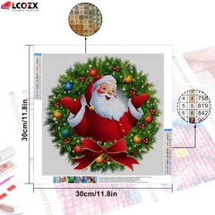 Santa Claus DIY Decorative Rhinestone Painting Kit Animal Diamond Painting