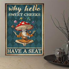 Retro Charm 'Why Hello Sweet Cheeks' Art Print