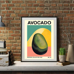 Bauhaus Fruit And Vegetable Prints Kitchen Decor Botanical Wall Art