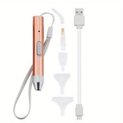 DIY LED Point Drill Pen Craft Set 5D Diamond Painting USB Rechargeable