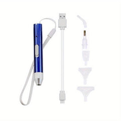 DIY LED Point Drill Pen Craft Set 5D Diamond Painting USB Rechargeable