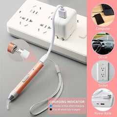 DIY LED Point Drill Pen Craft Set 5D Diamond Painting USB Rechargeable