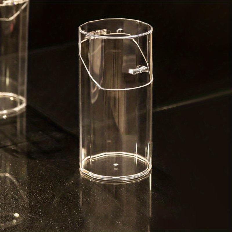 Clear Storage Box Mask Organizer Acrylic Pencil Holder Multifunction Dustproof