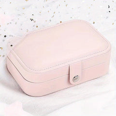 Large Capacity Portable Jewelry Box for Earrings Necklaces Rings Organizer