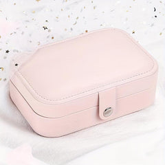 Large Capacity Portable Jewelry Box for Earrings Necklaces Rings Organizer