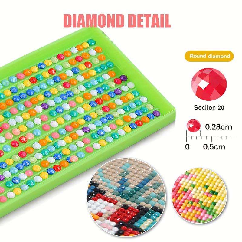 Cat Diamond Painting Kit for Adults 5D Round Full Drill