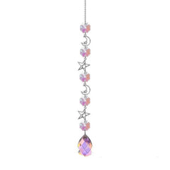 Rainbow Crystal Wind Chime Sun Moon Catcher Home Garden Decor