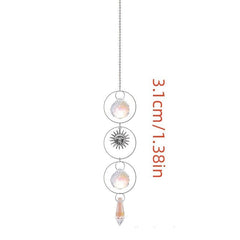 Rainbow Crystal Wind Chime Sun Moon Catcher Home Garden Decor