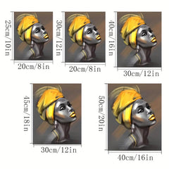 Yellow Haired Woman Decorative Painting Mural Art Poster