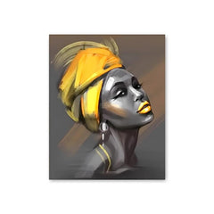 Yellow Haired Woman Decorative Painting Mural Art Poster