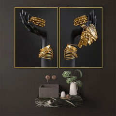 3pcs African Woman Canvas Posters Set for Home Office Decor