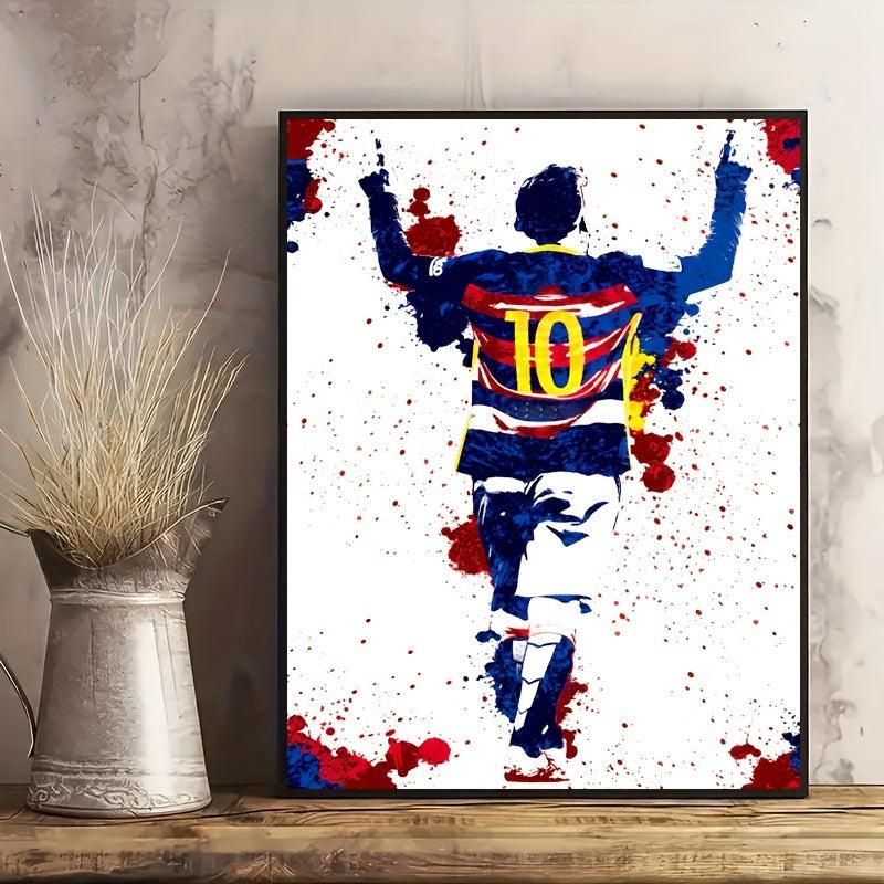 Modern Football Player Canvas Print
