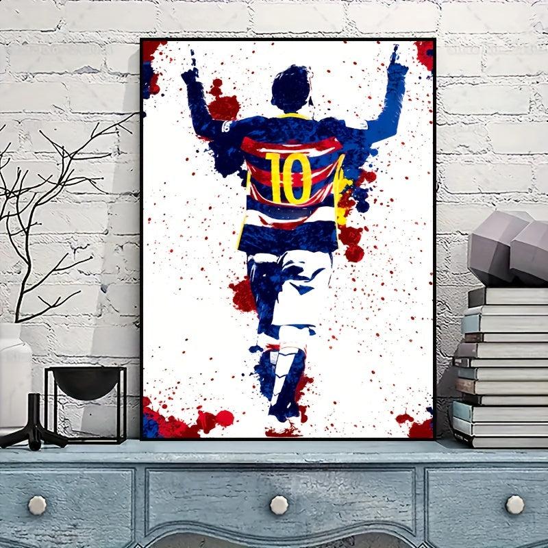 Modern Football Player Canvas Print