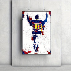 Modern Football Player Canvas Print