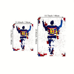 Modern Football Player Canvas Print