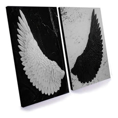 Modern Canvas Poster Angel Wings Painting Wall Art