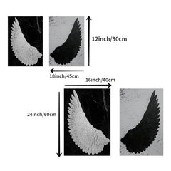 Modern Canvas Poster Angel Wings Painting Wall Art
