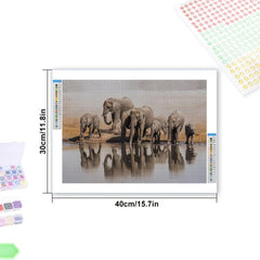 Elephant DIY Diamond Painting Kit Animals Diamond Painting Set