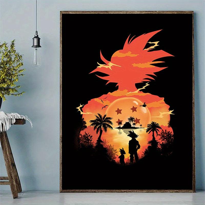 Anime Poster Japanese Character Canvas Painting for Boys Bedroom