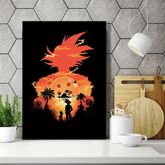 Anime Poster Japanese Character Canvas Painting for Boys Bedroom
