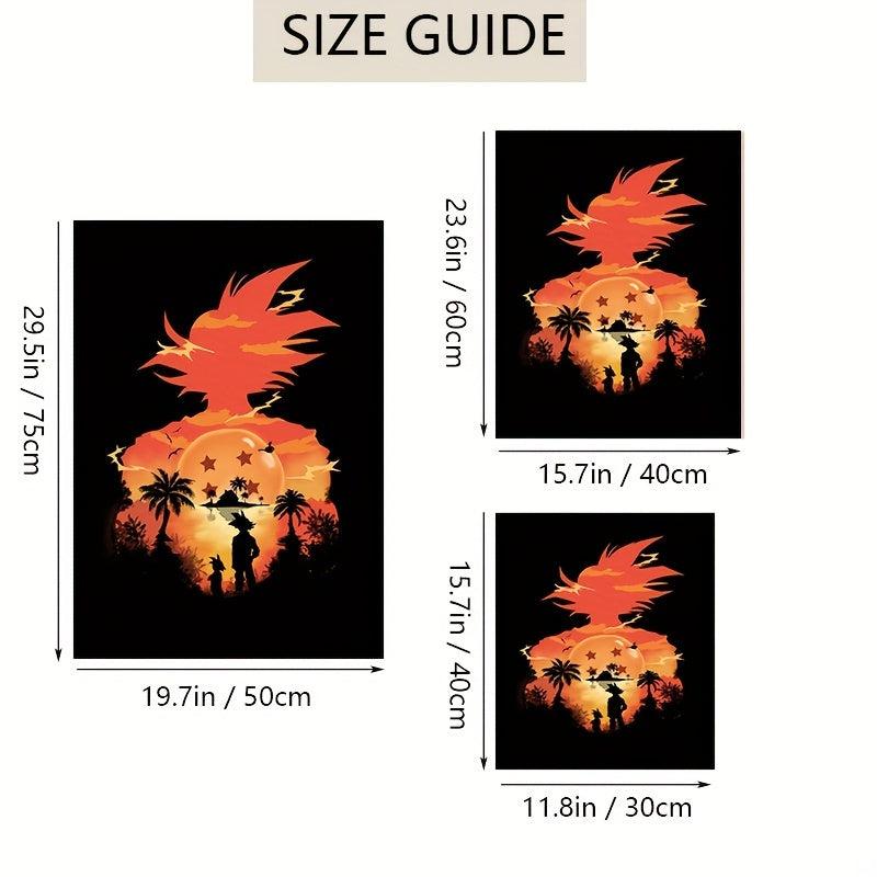 Anime Poster Japanese Character Canvas Painting for Boys Bedroom