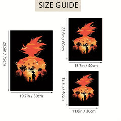 Anime Poster Japanese Character Canvas Painting for Boys Bedroom