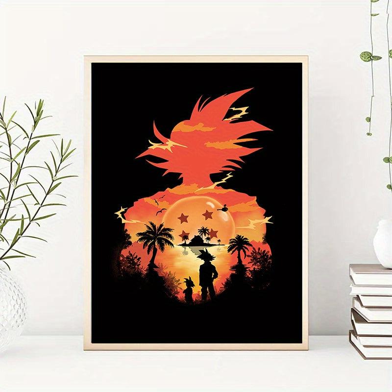 Anime Poster Japanese Character Canvas Painting for Boys Bedroom