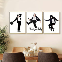 Pop Music Singer Dancer Style Canvas Painting Poster Set
