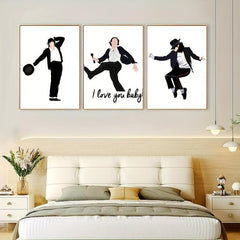 Pop Music Singer Dancer Style Canvas Painting Poster Set