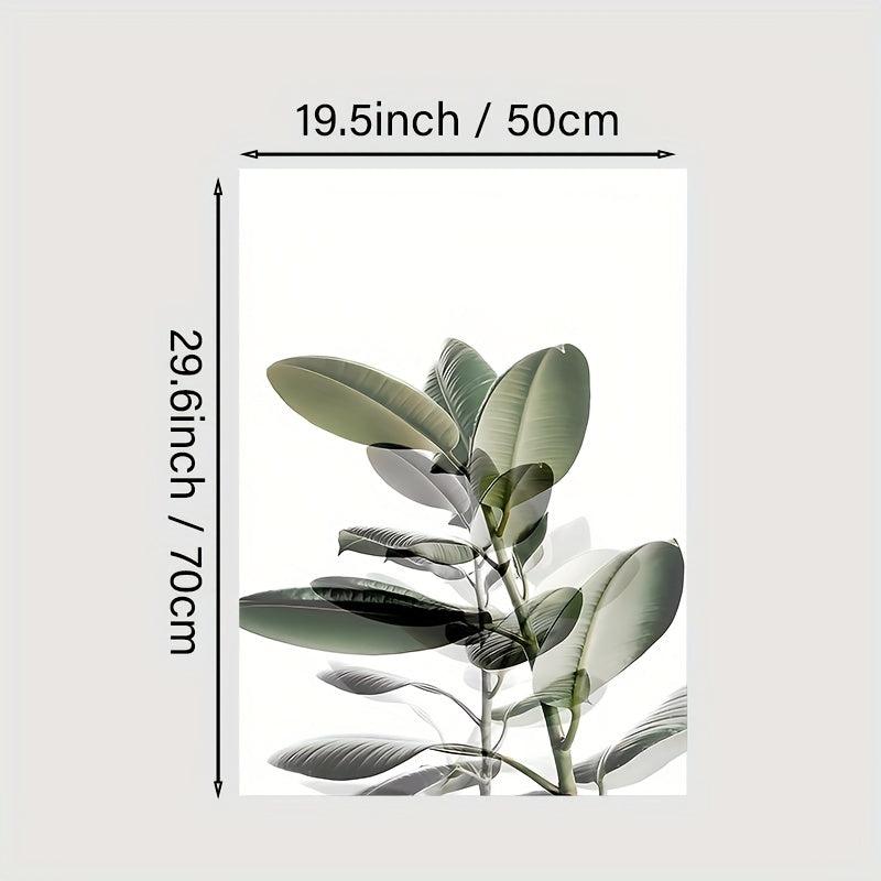 3pcs Green Plants Canvas Paintings Wall Art