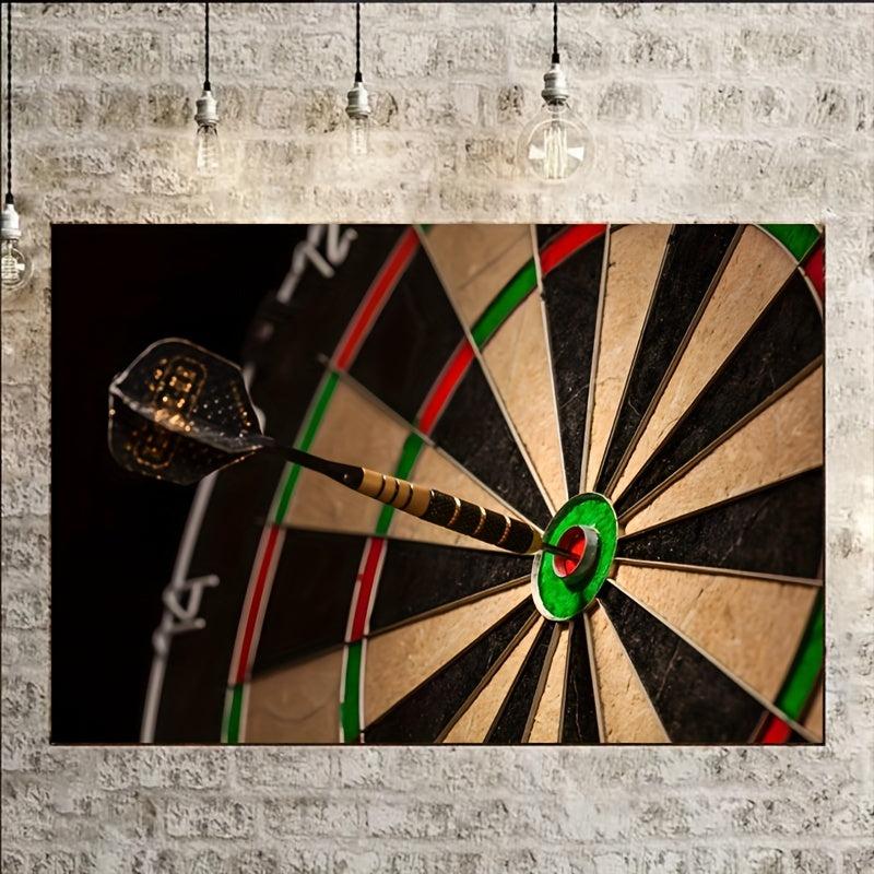 Dart Board Painting On Canvas Wall Art for Game Room Bedroom Office Living Room