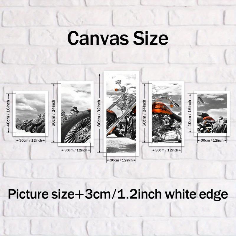 Modern Motorcycle Canvas Poster Set