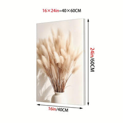 Framed Nordic Canvas Print Poster Flowers Artwork Wall Painting
